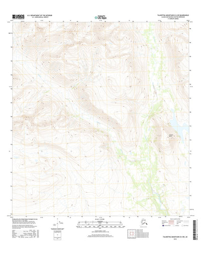 Talkeetna Mountains D-4 NE, AK (2016, 25000-Scale) Preview 1