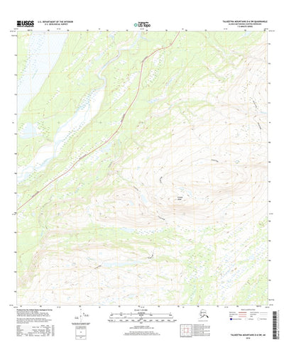 Talkeetna Mountains D-6 SW, AK (2016, 25000-Scale) Preview 1