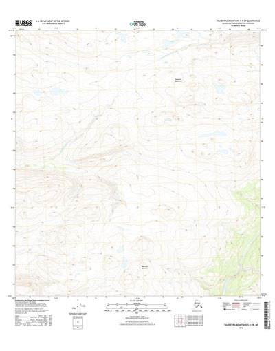 Talkeetna Mountains C-5 SW, AK (2016, 25000-Scale) Preview 1
