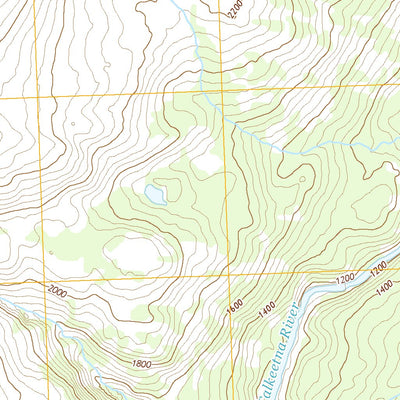 Talkeetna Mountains C-5 SW, AK (2016, 25000-Scale) Preview 3