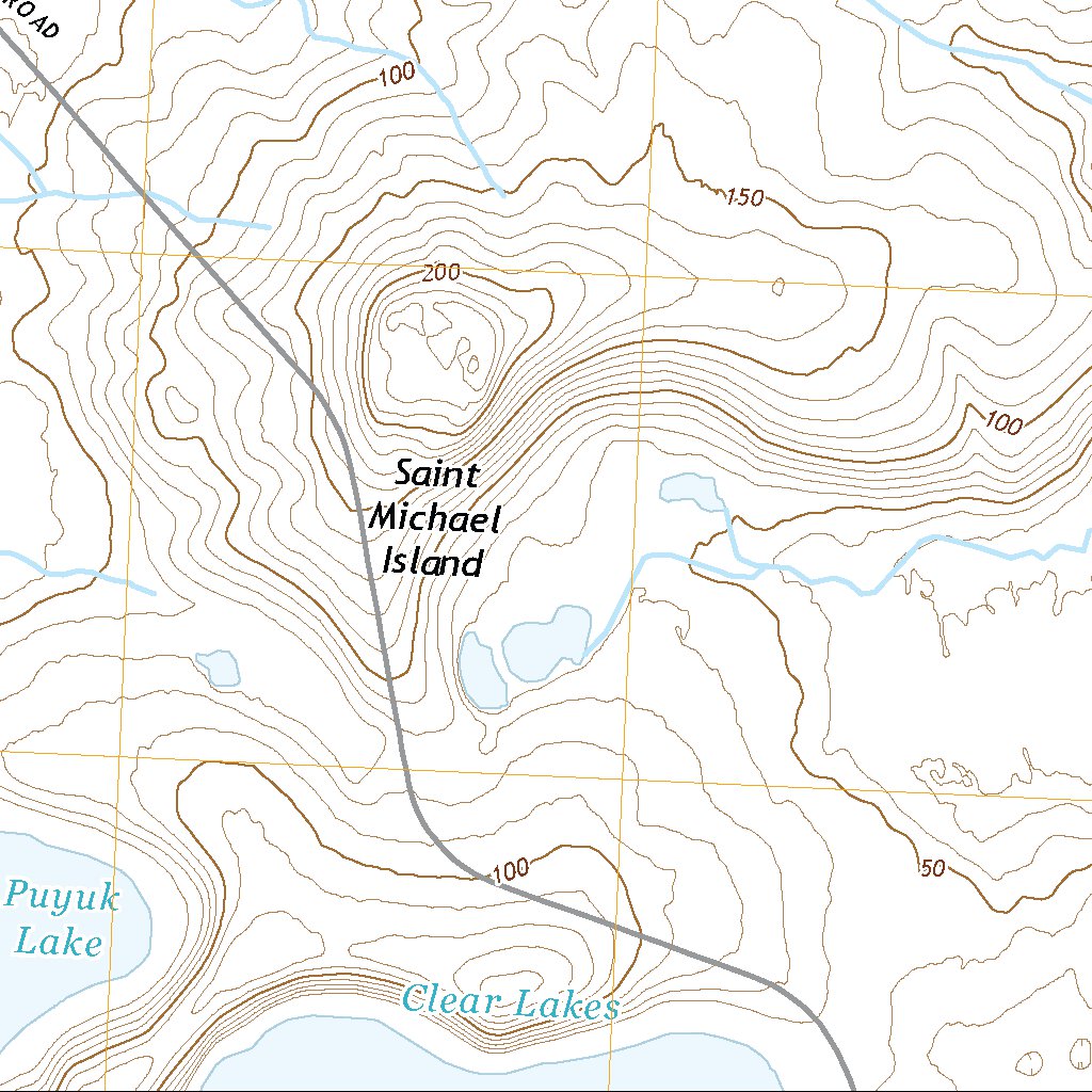 Saint Michael C-1 SE, AK (2017, 25000-Scale) Map by United States ...