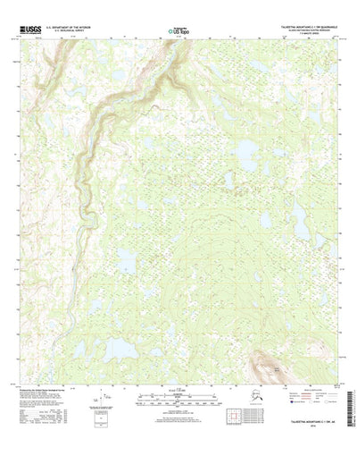 Talkeetna Mountains C-1 SW, AK (2016, 25000-Scale) Preview 1