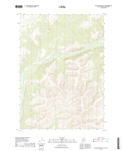 Taylor Mountains D-7 SE, AK (2019, 25000-Scale) Preview 1