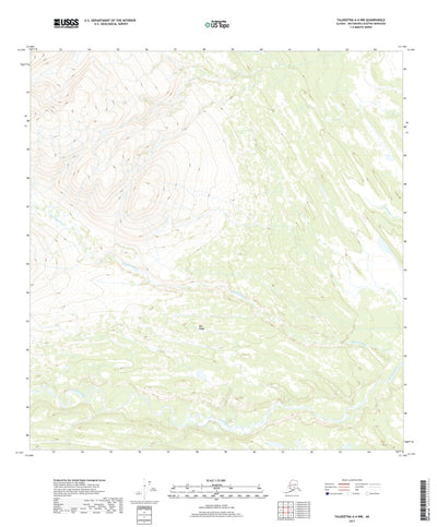 Talkeetna A-4 NW, AK (2017, 25000-Scale) Preview 1