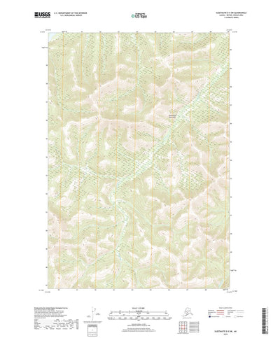 Sleetmute D-5 SW, AK (2019, 25000-Scale) Preview 1