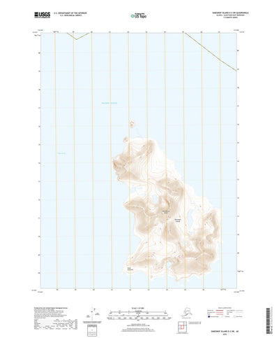 Simeonof Island D-2 SW, AK (2020, 25000-Scale) Preview 1