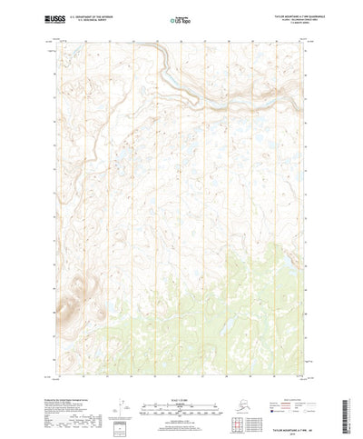 Taylor Mountains A-7 NW, AK (2019, 25000-Scale) Preview 1