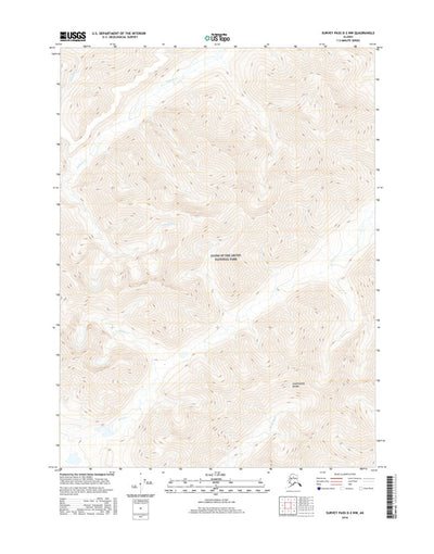 Survey Pass D-2 NW, AK (2016, 25000-Scale) Preview 1