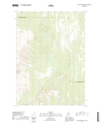 Taylor Mountains D-4 NE, AK (2019, 25000-Scale) Preview 1