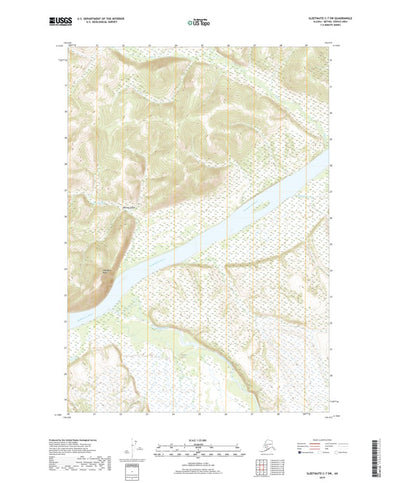 Sleetmute C-7 SW, AK (2019, 25000-Scale) Preview 1