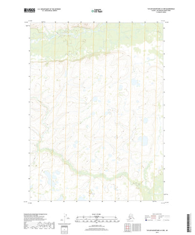 Taylor Mountains A-4 NW, AK (2019, 25000-Scale) Preview 1