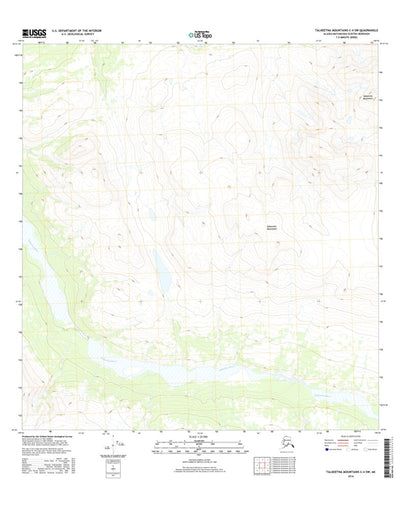 Talkeetna Mountains C-4 SW, AK (2016, 25000-Scale) Preview 1
