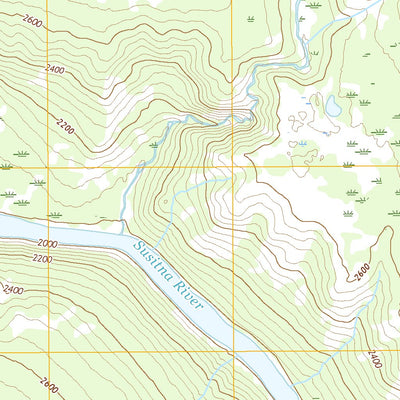 Talkeetna Mountains C-1 NW, AK (2016, 25000-Scale) Preview 3