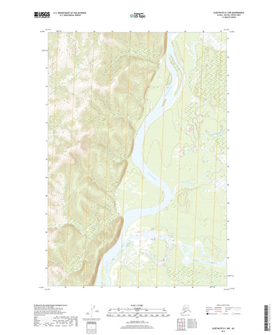 Sleetmute D-1 NW, AK (2019, 25000-Scale) Preview 1