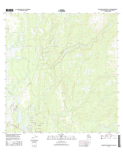 Talkeetna Mountains A-6 SW, AK (2016, 25000-Scale) Preview 1