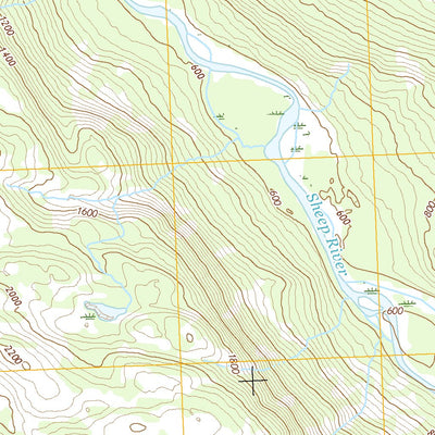Talkeetna Mountains B-6 SE, AK (2016, 25000-Scale) Preview 3