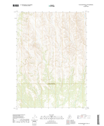 Taylor Mountains D-7 NW, AK (2019, 25000-Scale) Preview 1