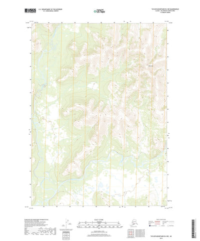 Taylor Mountains B-4 NE, AK (2019, 25000-Scale) Preview 1