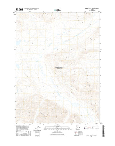 Survey Pass D-4 NW, AK (2016, 25000-Scale) Preview 1