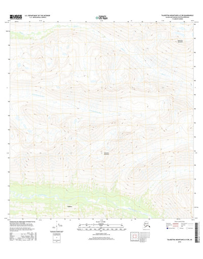Talkeetna Mountains A-5 SW, AK (2016, 25000-Scale) Preview 1