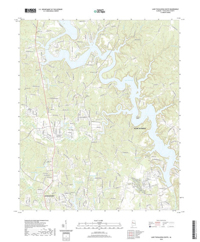 Lake Tuscaloosa South, AL (2020, 24000-Scale) Preview 1