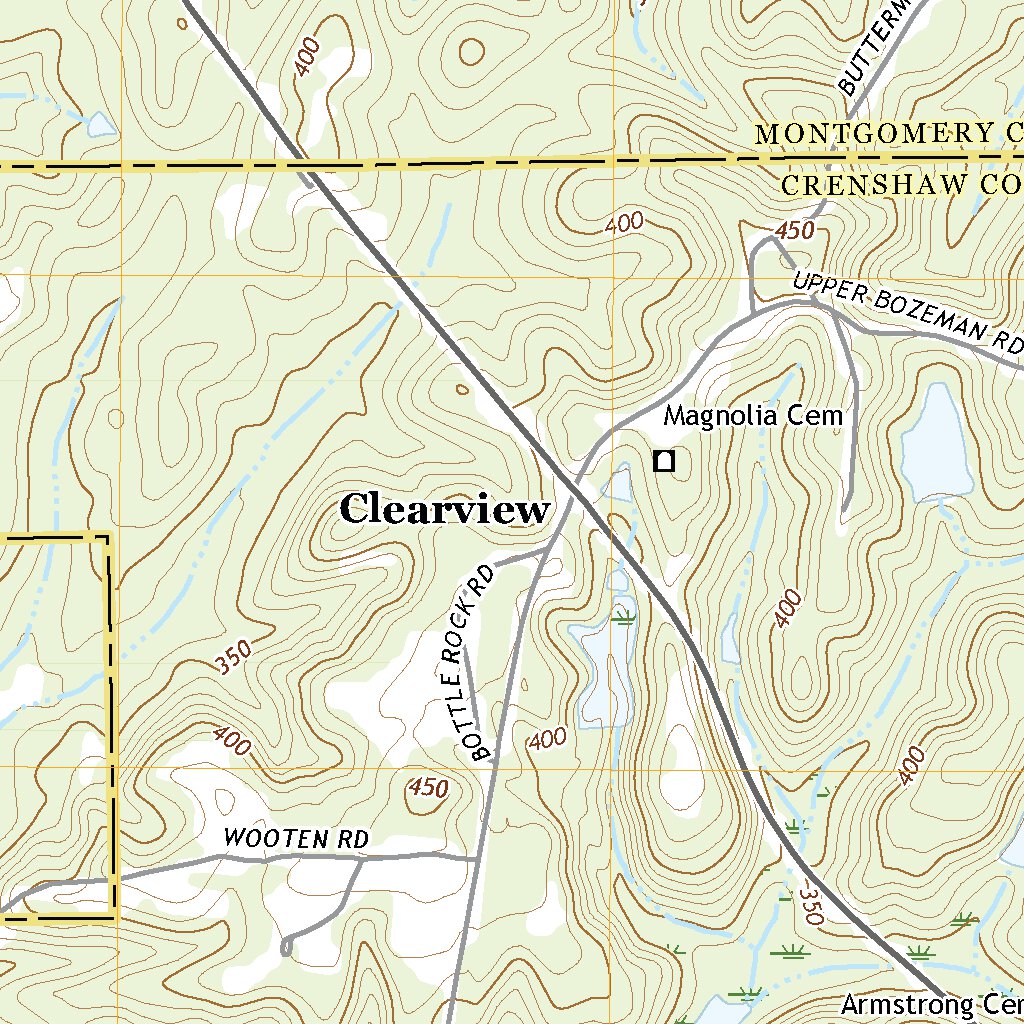 Sandy Ridge Wamap Sandy Ridge, AL (2020, 24000-Scale) Map by United States Geological ...