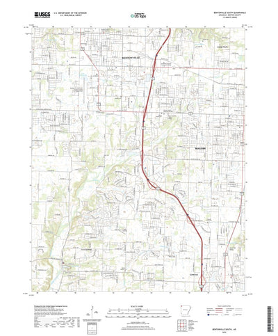 Bentonville South, AR (2020, 24000-Scale) Preview 1