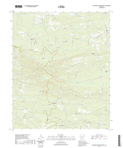 Chalybeate Mountain West, AR (2020, 24000-Scale) Preview 1