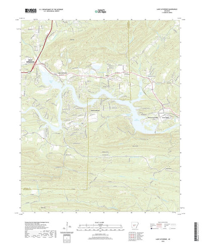 Lake Catherine, AR (2020, 24000-Scale) Preview 1