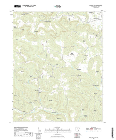 Mountain View SW, AR (2020, 24000-Scale) Preview 1