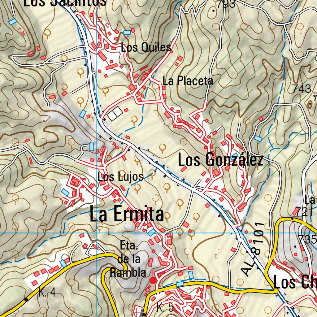 Oria (0995-2) map by Instituto Geografico Nacional de Espana | Avenza Maps