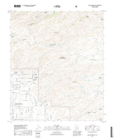 Agua Caliente Hill, AZ (2018, 24000-Scale) Preview 1