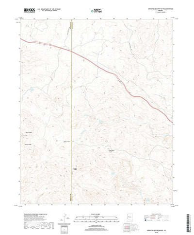 Arrastra Mountain NE, AZ (2018, 24000-Scale) Preview 1