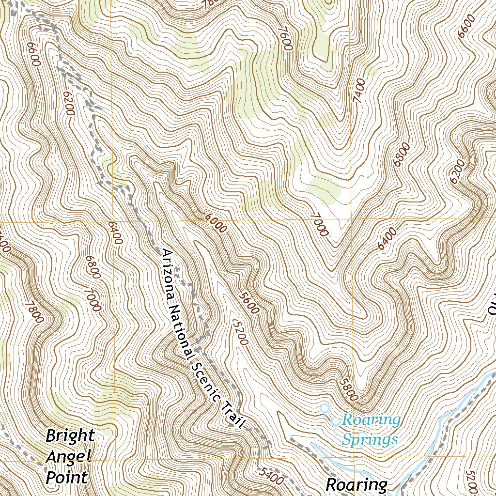 Bright Angel Point, AZ (2018, 24000-Scale) Map by United States ...