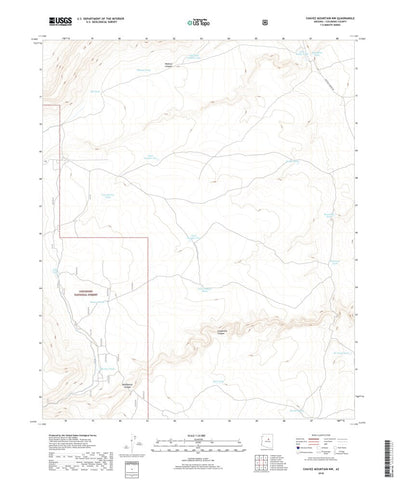 Chavez Mountain NW, AZ (2018, 24000-Scale) Preview 1
