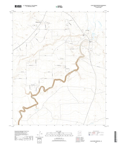 Clear Creek Reservoir, AZ (2018, 24000-Scale) Preview 1