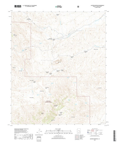 Jackson Mountain, AZ (2018, 24000-Scale) Preview 1