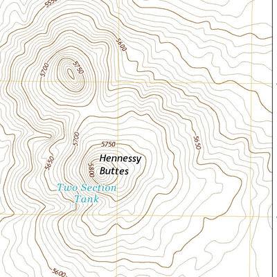 Hennessy Buttes, AZ (2018, 24000-Scale) Preview 3