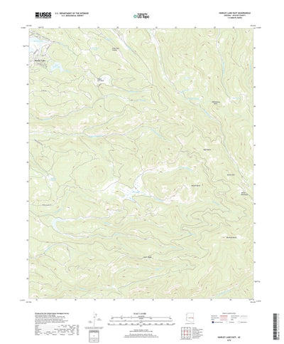 Hawley Lake East, AZ (2018, 24000-Scale) Preview 1