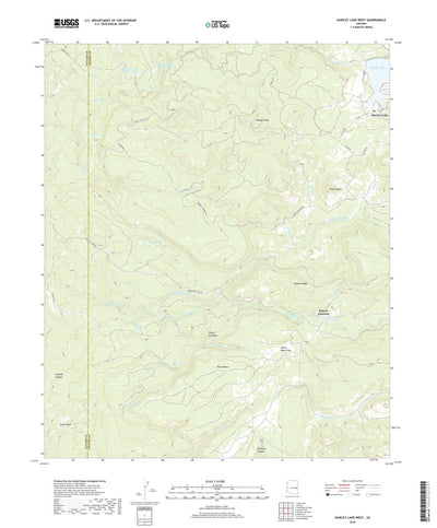 Hawley Lake West, AZ (2018, 24000-Scale) Preview 1