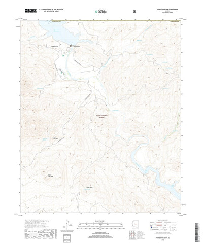Horseshoe Dam, AZ (2018, 24000-Scale) Preview 1