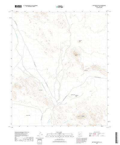 Nottbusch Butte, AZ (2018, 24000-Scale) Preview 1