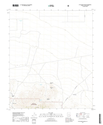 Little Wood Canyon, AZ (2018, 24000-Scale) Preview 1