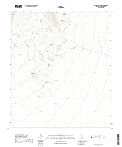 Outlaw Mountain, AZ (2018, 24000-Scale) Preview 1