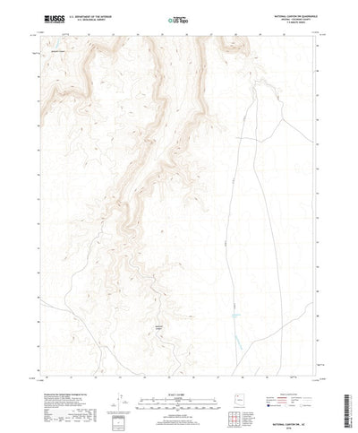 National Canyon SW, AZ (2018, 24000-Scale) Preview 1