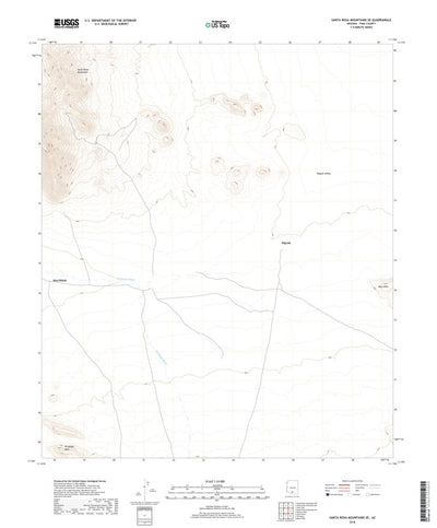 Santa Rosa Mountains SE, AZ (2018, 24000-Scale) Preview 1