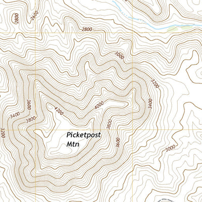 Picketpost Mountain, AZ (2018, 24000-Scale) Preview 3