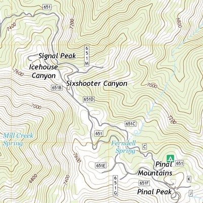Pinal Peak, AZ (2018, 24000-Scale) Preview 3