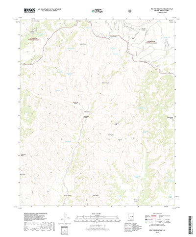 Red Top Mountain, AZ (2018, 24000-Scale) Preview 1