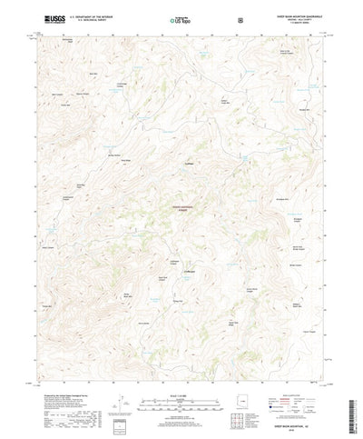Sheep Basin Mountain, AZ (2018, 24000-Scale) Preview 1